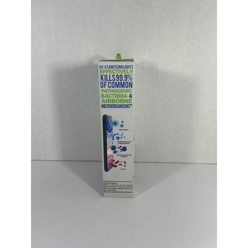 SANITIZE PHONE & ACCESSORY UV-C SANITIZER & CHARGER NIB